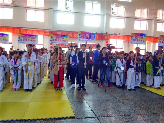 河北省大众跆拳道精英赛在高阳举办（图）